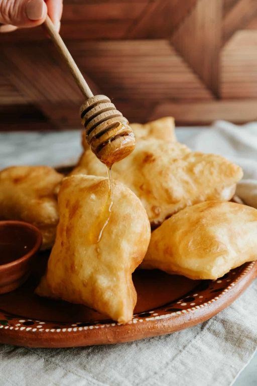 Sopaipillas with Honey
