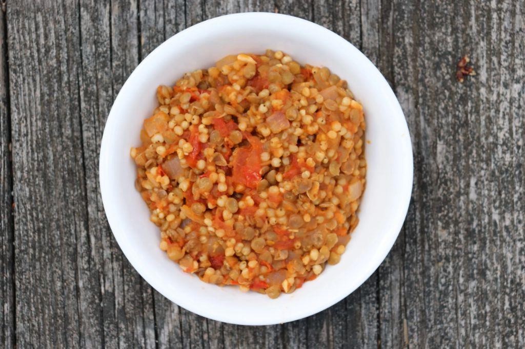Sorghum and Lentil Stew