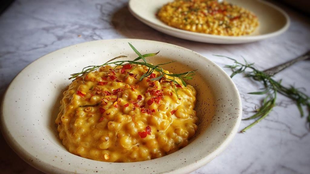 Sorghum and Pumpkin Risotto