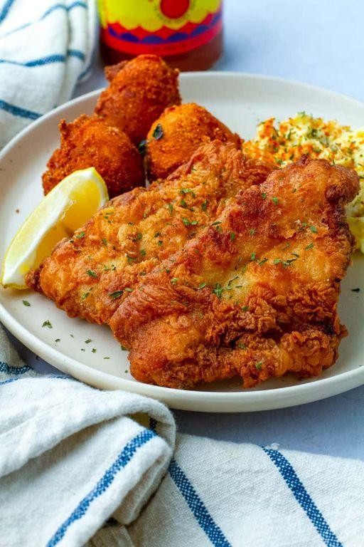 Southern Fried Red Snapper with Cornmeal Coating