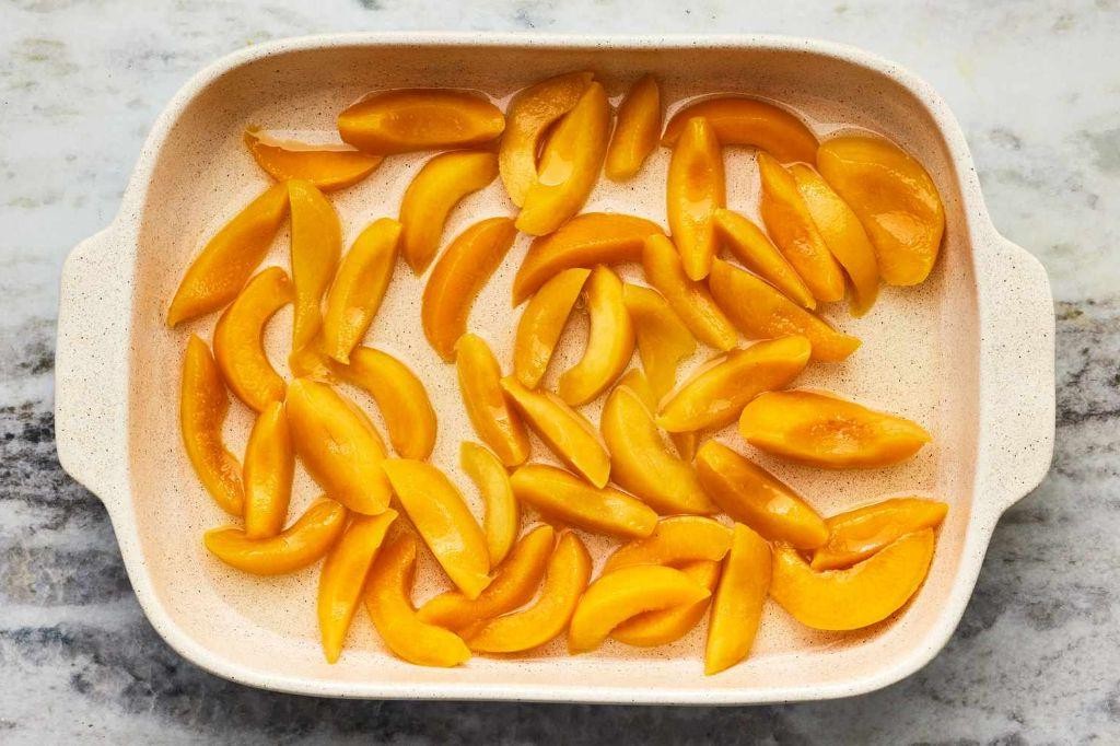 Southern Style Peach Dump Cake