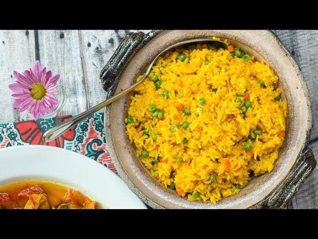Spanish Saffron Yellow Rice with Peas