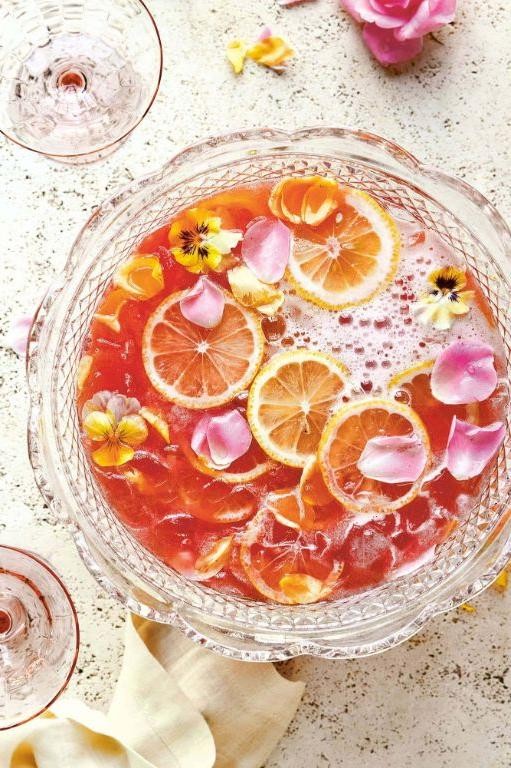Sparkling Rosé Punch