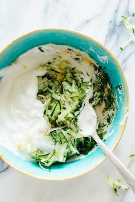 Spearmint and Yogurt Tzatziki Sauce