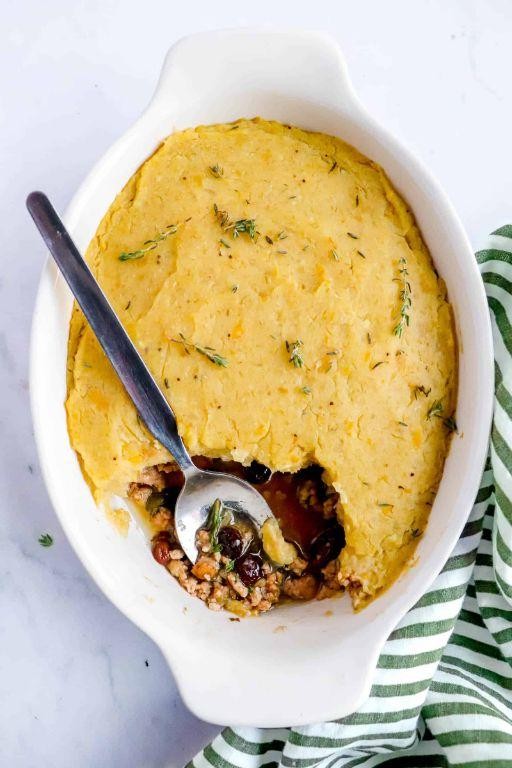 Spiced AIP Ground Beef and Plantain Casserole
