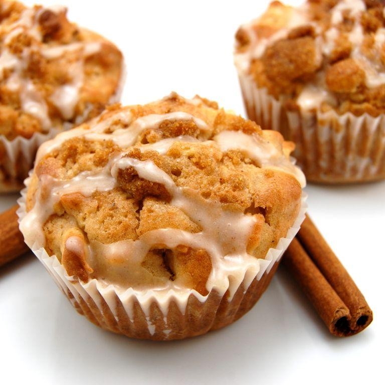 Spiced Apple Walnut Muffins