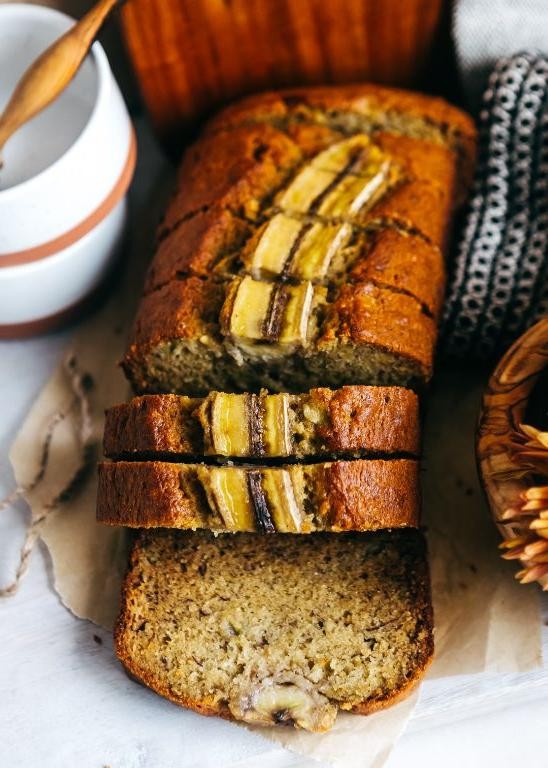 Spiced Banana Nut Bread with Cardamom