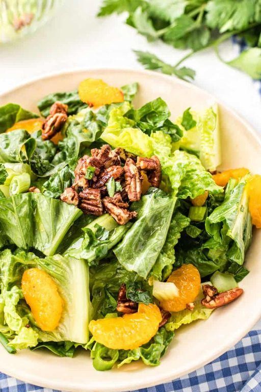 Spiced Pecan and Mandarin Orange Salad