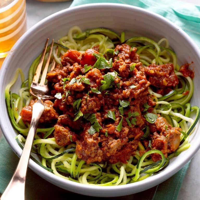 Spicy Arrabbiata Zucchini Noodles