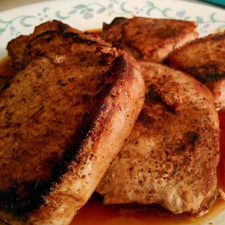 Spicy Cajun Baked Pork Chops