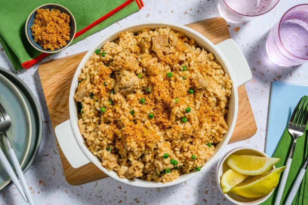 Spicy Cajun Chicken Risotto