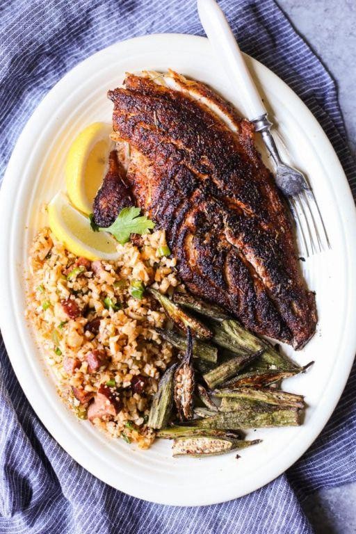 Spicy Cajun Fried Red Snapper