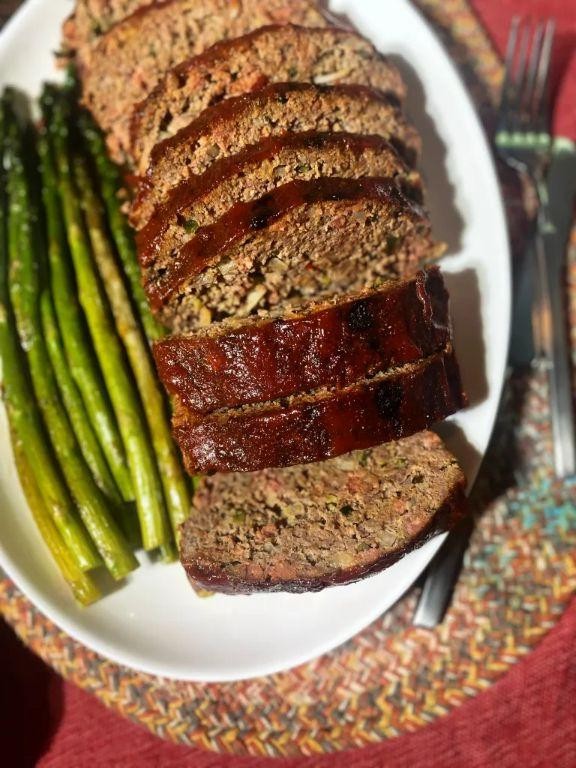 Spicy Cajun Meatloaf with Andouille Sausage