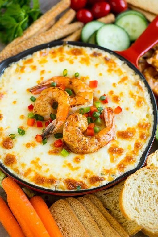 Spicy Cajun Shrimp Dip with Cream Cheese