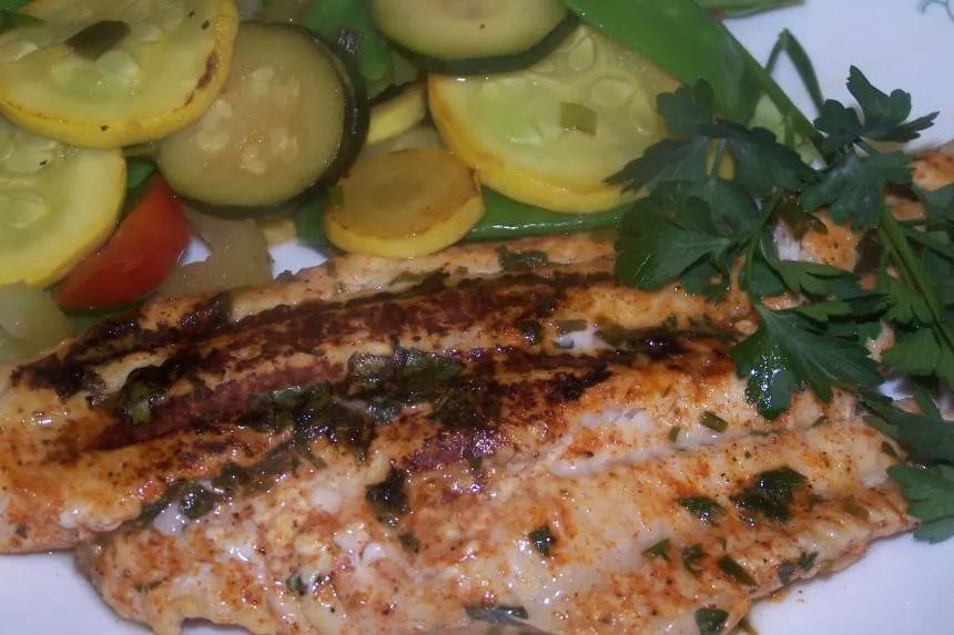 Spicy Grilled Catfish with Cucumber Relish