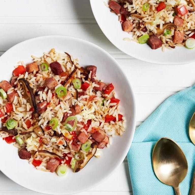 Spicy Ham Fried Rice