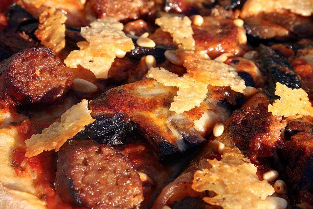 Spicy Johnsonville Italian Sausage Pizza