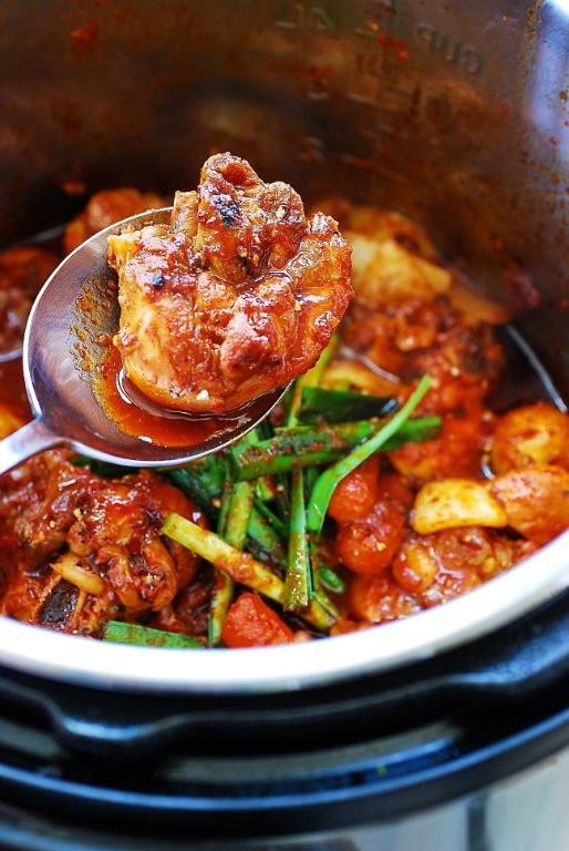 Spicy Korean Instant Pot Chicken Stew
