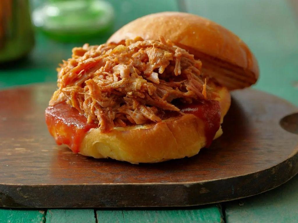 Spicy Oklahoma Joe Pulled Pork Sandwich