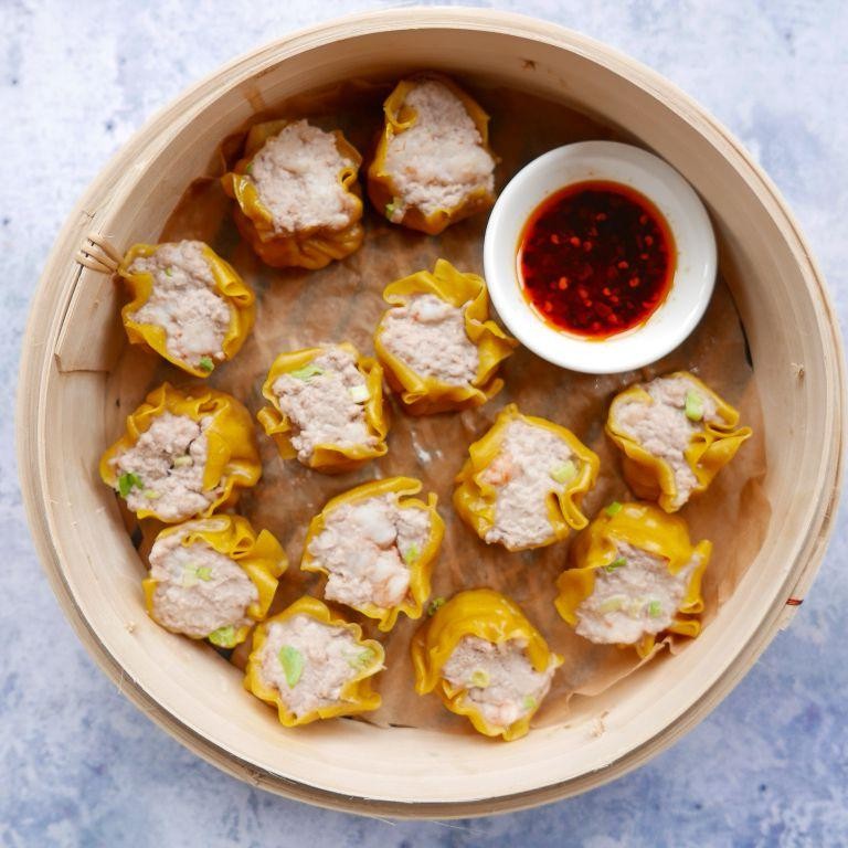 Spicy Pork Xiu Mai with Chili Oil