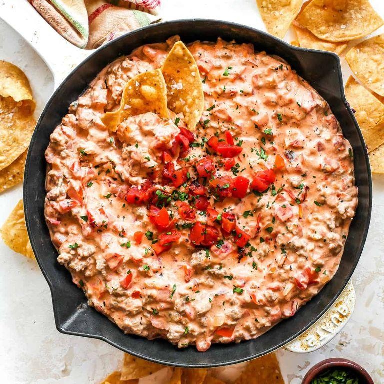 Spicy Sausage and Cream Cheese Dip