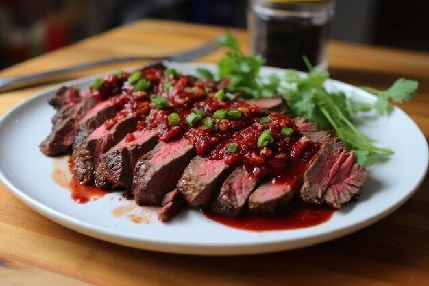 Spicy Sriracha Beef Tenderloin Steak