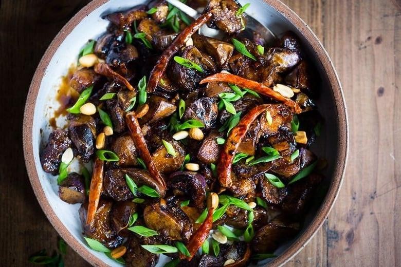 Spicy Szechuan Eggplant