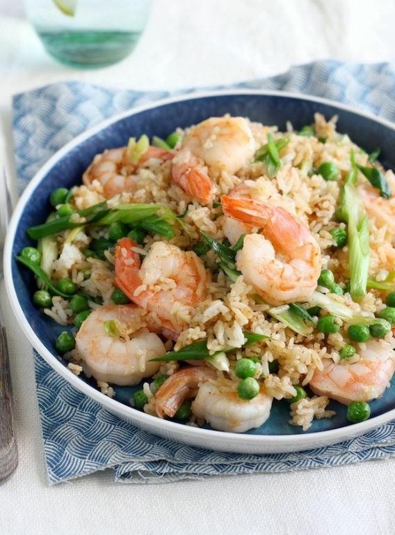 Spicy Szechuan Shrimp Fried Rice