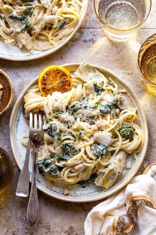 Spinach Artichoke Pasta Sauce