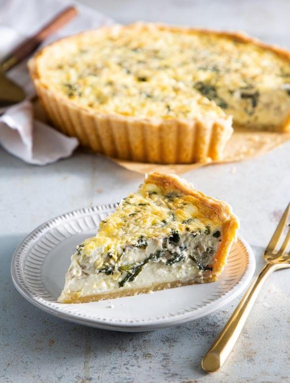 Spinach and Artichoke Quiche