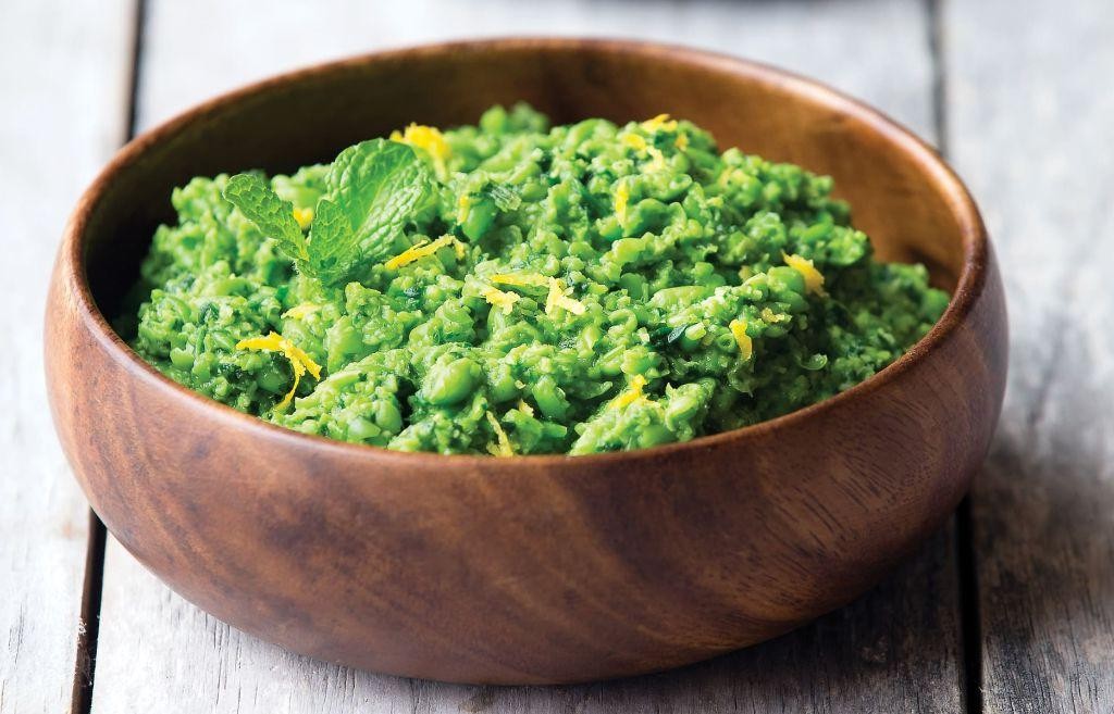Spinach and Pea Puree