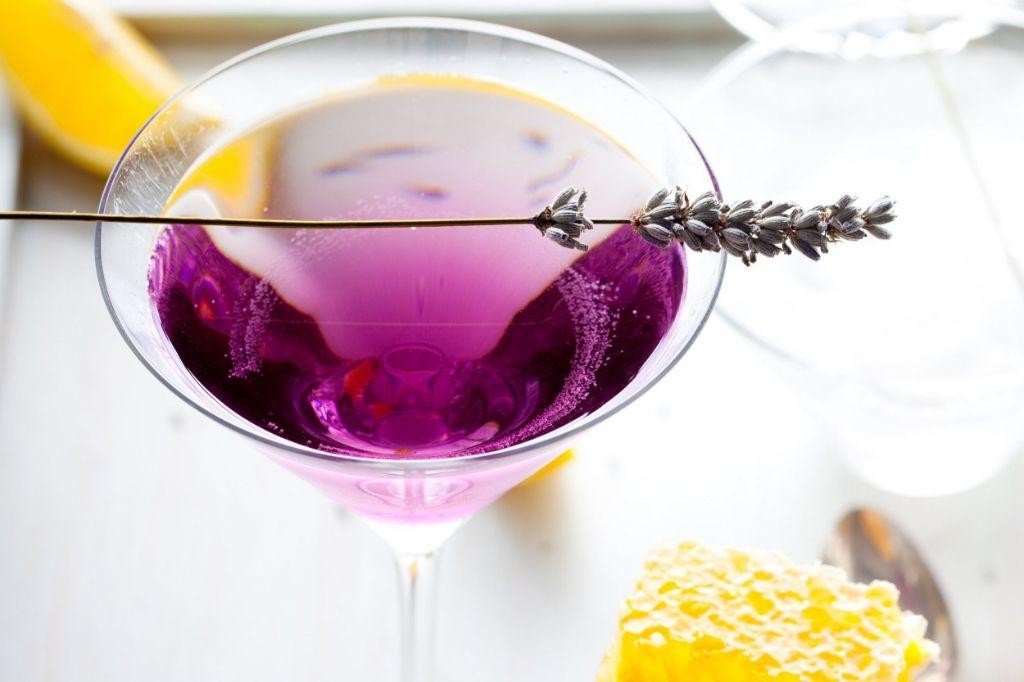 St Germain Lavender Martini