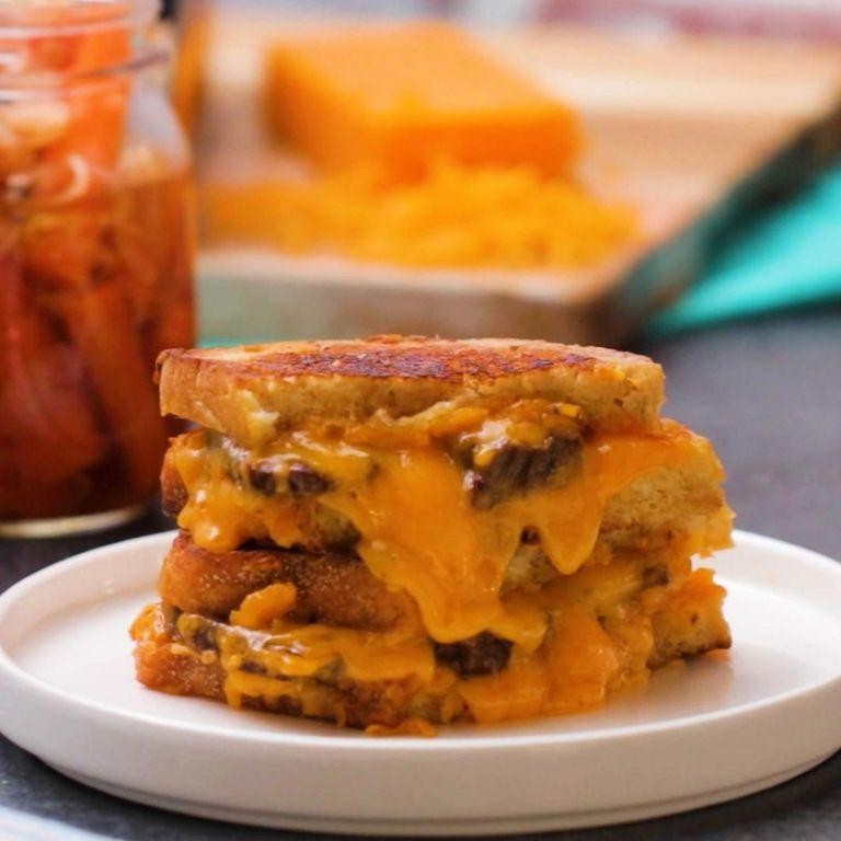 Steak and Cheddar Grilled Cheese