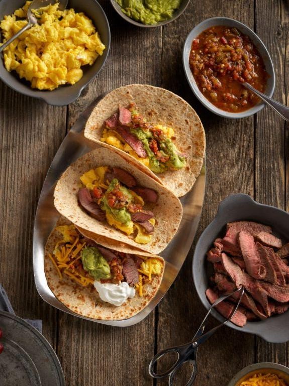 Steak and Egg Breakfast Tacos