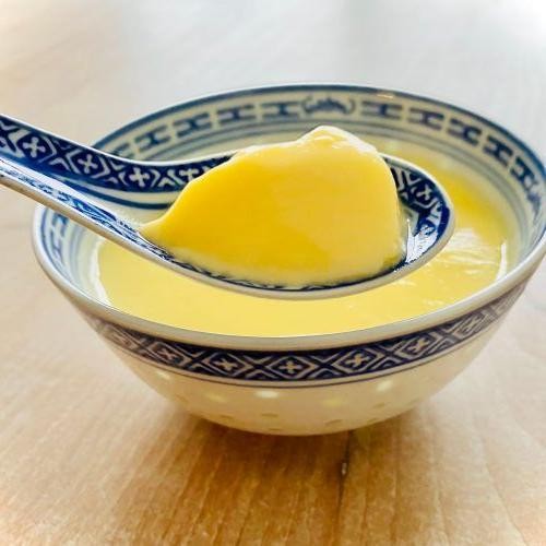 Steamed Egg Custard with Ginger Syrup