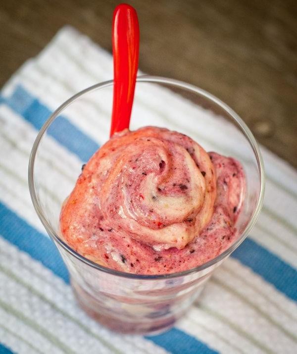 Strawberry Banana Yonanas Ice Cream