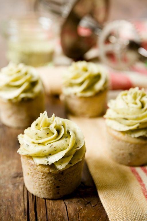 Strawberry Basil Cupcakes