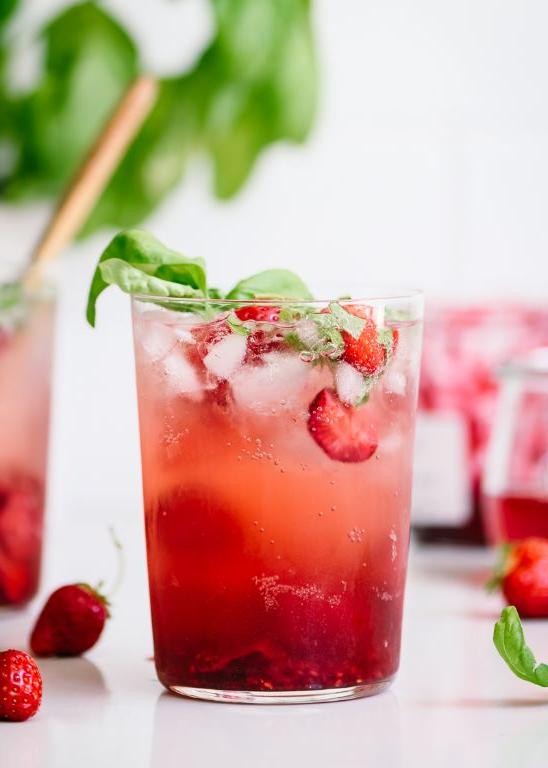 Strawberry Basil Soda