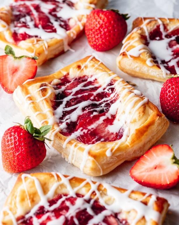 Strawberry Cream Cheese Danish