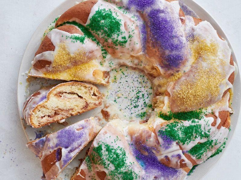 Strawberry Cream Cheese King Cake