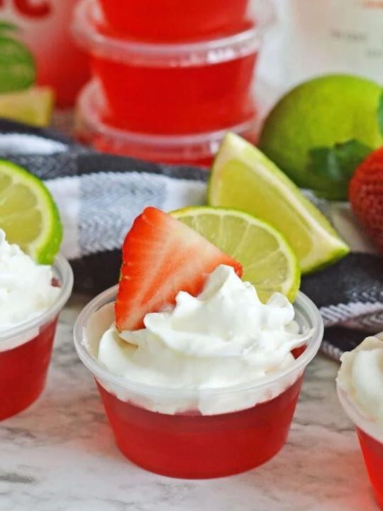 Strawberry Daiquiri Jello Shots