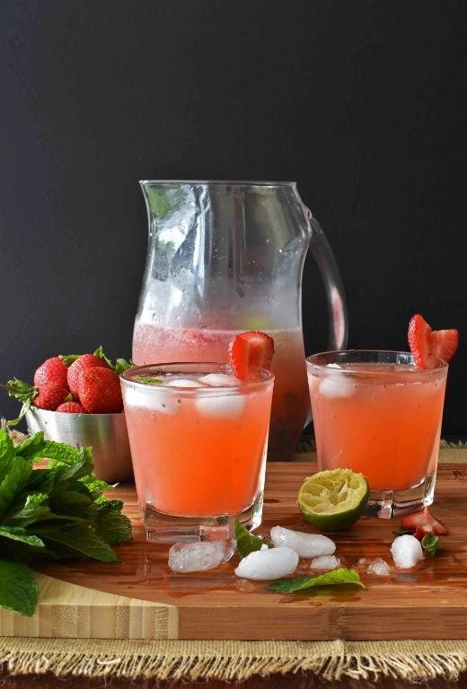 Strawberry Lime Rum Cooler Bucket