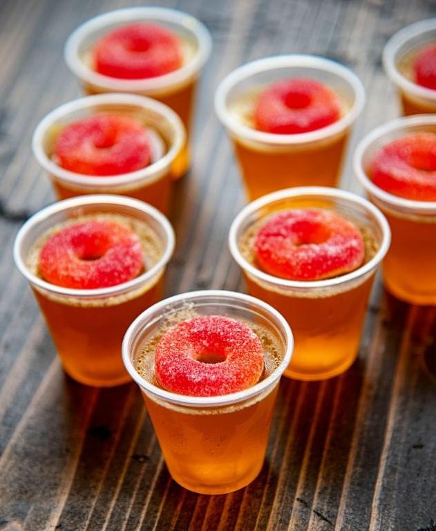 Strawberry Mango Jello Shots