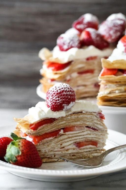 Strawberry Shortcake Crepes