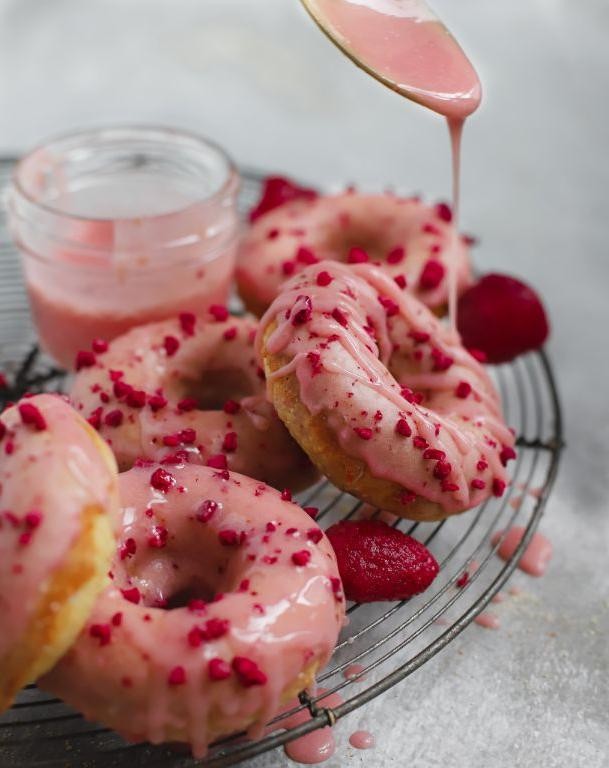 Strawberry Shortcake Donuts
