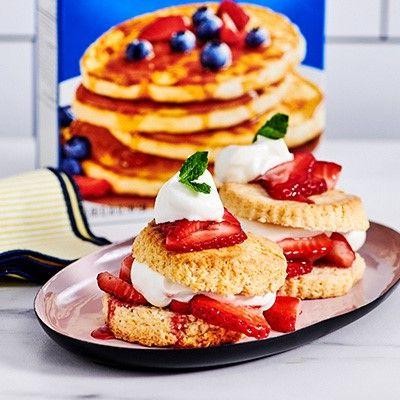 Strawberry Shortcake Krusteaz Pancakes