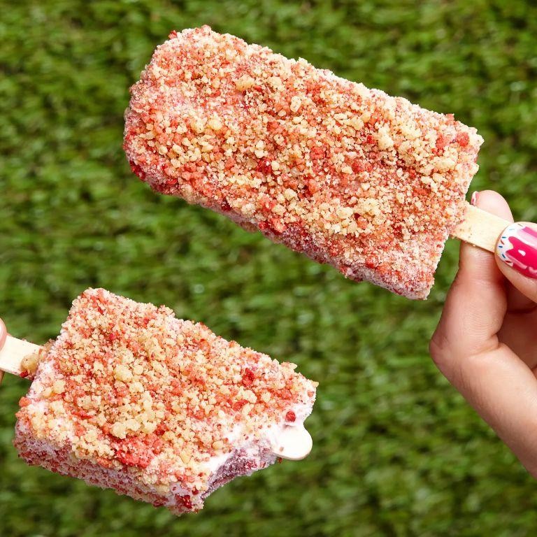Strawberry Shortcake Popsicles