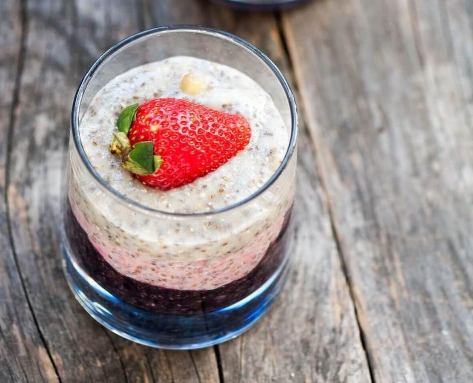 Strawberry Vanilla Chia Seed Bowl