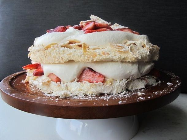 Strawberry and Cream Pavlova