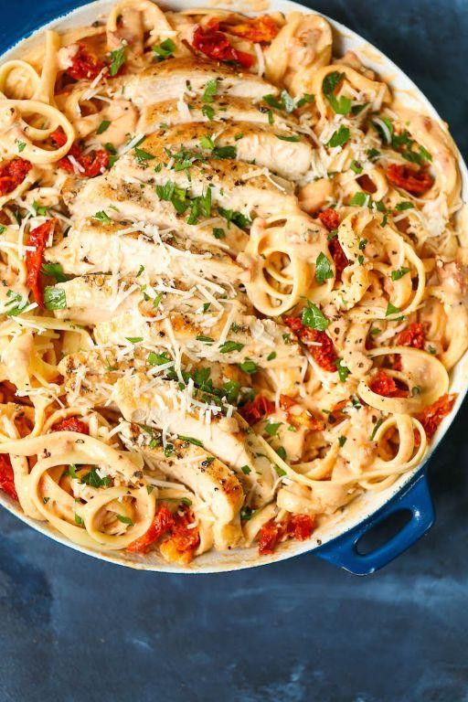 Sun-Dried Tomato Alfredo Sauce